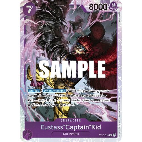 Eustass"Captain"Kid (013) (ST10-013) [Ultra Deck: The Three Captains]