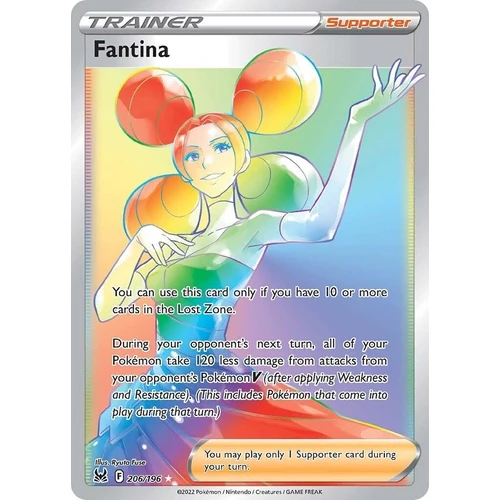 Fantina (Secret) (206/196) (SWSH11: Lost Origin)