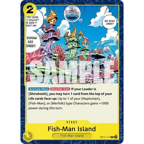 Fish-Man Island (OP11-117) [A Fist of Divine Speed]