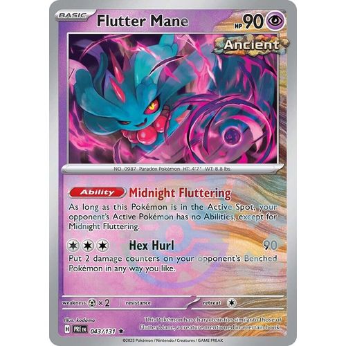 Flutter Mane (Master Ball Pattern) (043/131) [SV: Prismatic Evolutions]