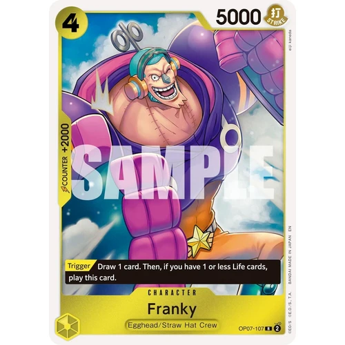 Franky - OP07-107 (Reprint) (OP07-107) (Premium Booster -The Best- Vol. 2)