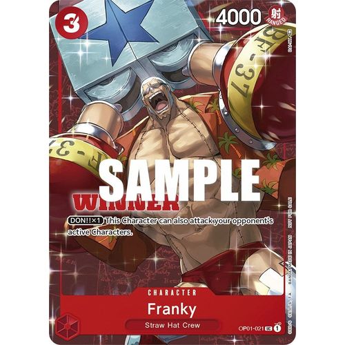 Franky (Tournament Pack Vol. 2) [Winner] (OP01-021) [One Piece Promotion Cards]