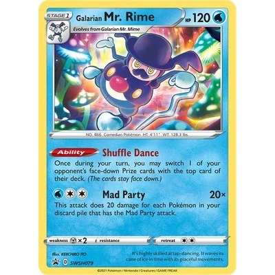 Galarian Mr. Rime - SWSH079 (SWSH079) (SWSH: Sword & Shield Promo Cards)