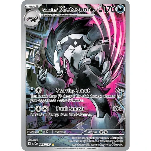 Galarian Obstagoon (245/217) (ME: Ascended Heroes)