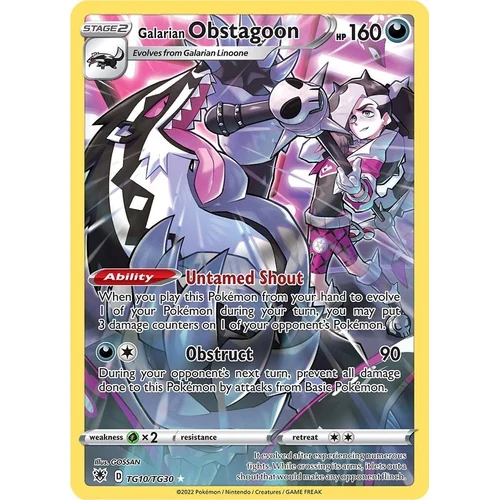 Galarian Obstagoon (TG10/TG30) (SWSH10: Astral Radiance Trainer Gallery)