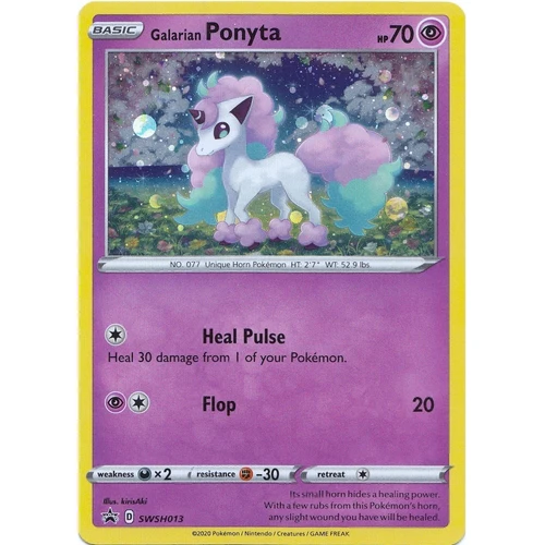 Galarian Ponyta - SWSH013 (SWSH013) (SWSH: Sword & Shield Promo Cards)