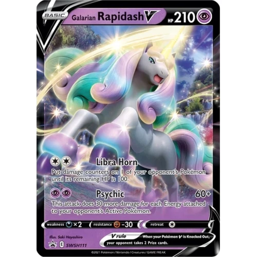Galarian Rapidash V - SWSH111 (SWSH111) (SWSH: Sword & Shield Promo Cards)