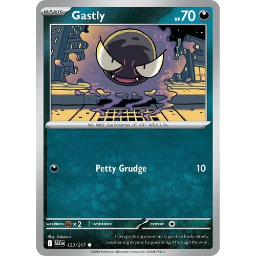 Gastly (123/217) (ME: Ascended Heroes)