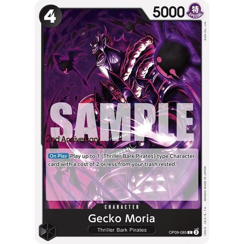 Gecko Moria (OP09-085) [Emperors in the New World: 2nd Anniversary Tournament Cards]