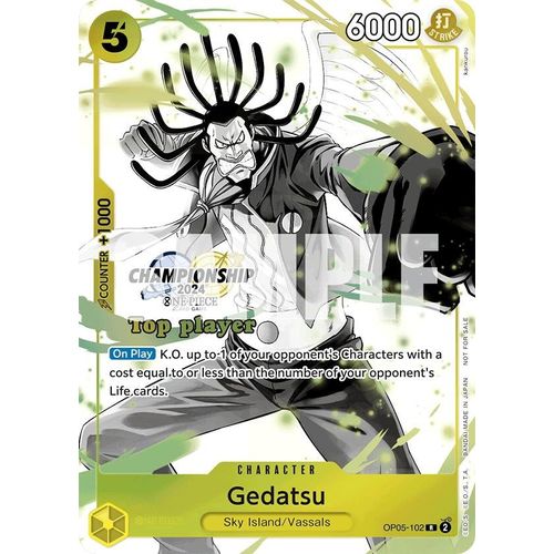 Gedatsu (Championship 2024 Top Player Pack Vol. 2) (OP05-102) [One Piece Promotion Cards]