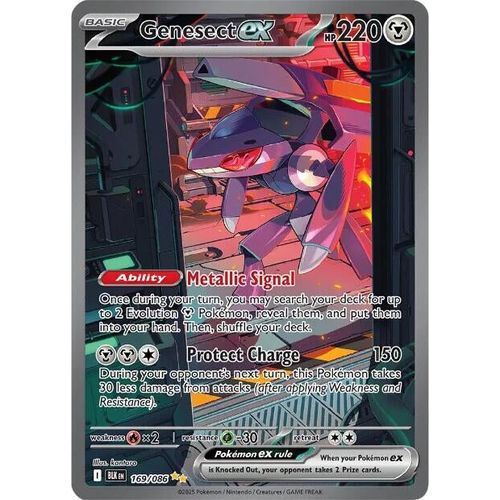 Genesect ex (169/086) (SV: Black Bolt)