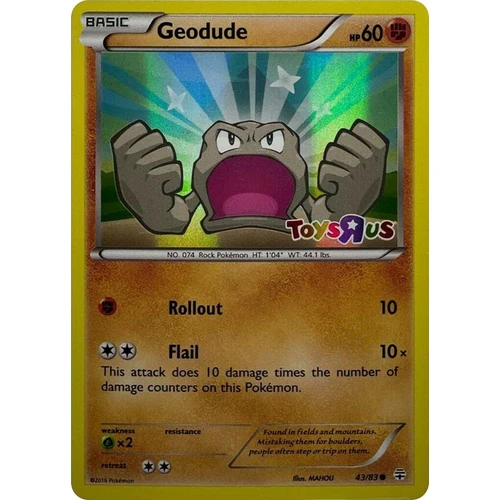 Geodude - 43/83 (Toys R Us Promo) (043/083) (Miscellaneous Cards & Products)