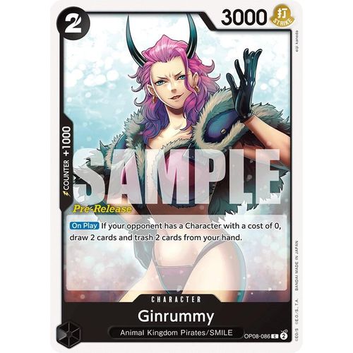 Ginrummy (OP08-086) [Two Legends Pre-Release Cards]