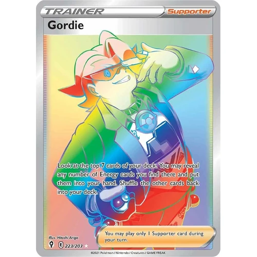Gordie (Secret) (223/203) (SWSH07: Evolving Skies)