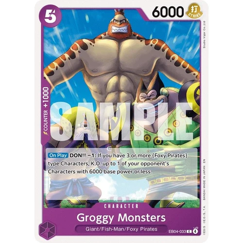 Groggy Monsters (EB04-033) (The Azure Sea's Seven)