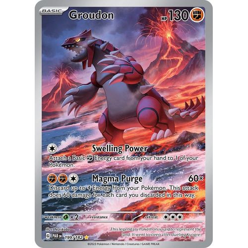 Groudon (199/182) [SV04: Paradox Rift]
