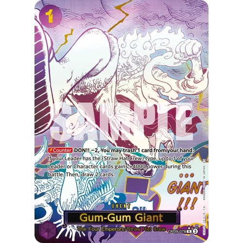 Gum-Gum Giant (Manga) (OP09-078) (Premium Booster -The Best- Vol. 2)