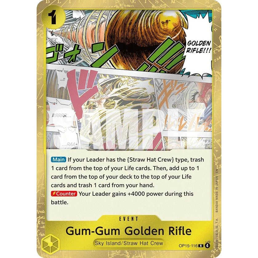 Gum-Gum Golden Rifle (OP15-116) (Adventure on Kami's Island)