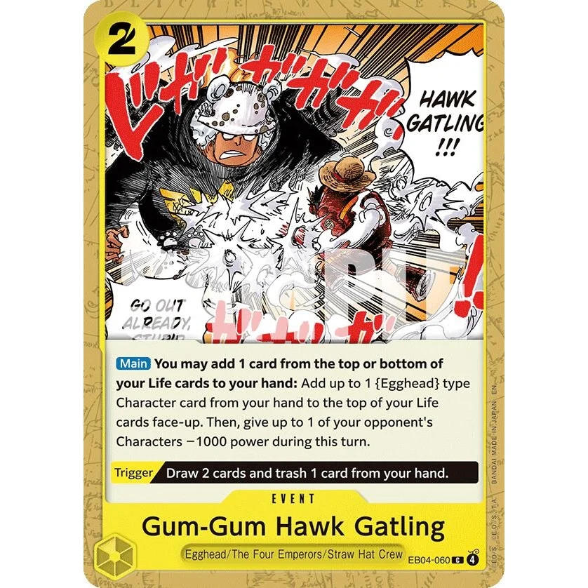 Gum-Gum Hawk Gatling (EB04-060) (Adventure on Kami's Island)