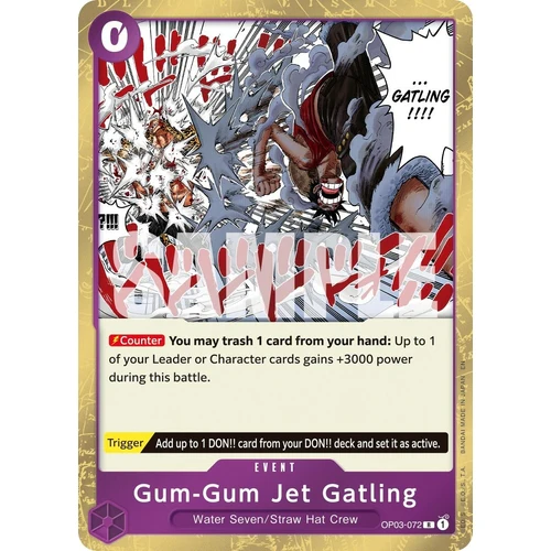 Gum-Gum Jet Gatling (Reprint) (OP03-072) (Premium Booster -The Best- Vol. 2)