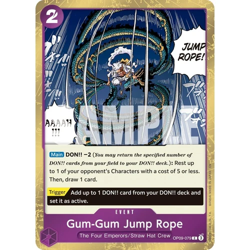 Gum-Gum Jump Rope (Pirate Foil) (OP09-079) (Premium Booster -The Best- Vol. 2)