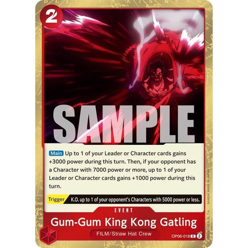 Gum-Gum King Kong Gatling (OP06-018) [Wings of the Captain]