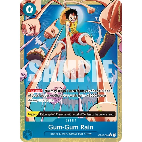 Gum-Gum Rain (Alternate Art) (OP02-068) (Premium Booster -The Best- Vol. 2) (PRB-02)