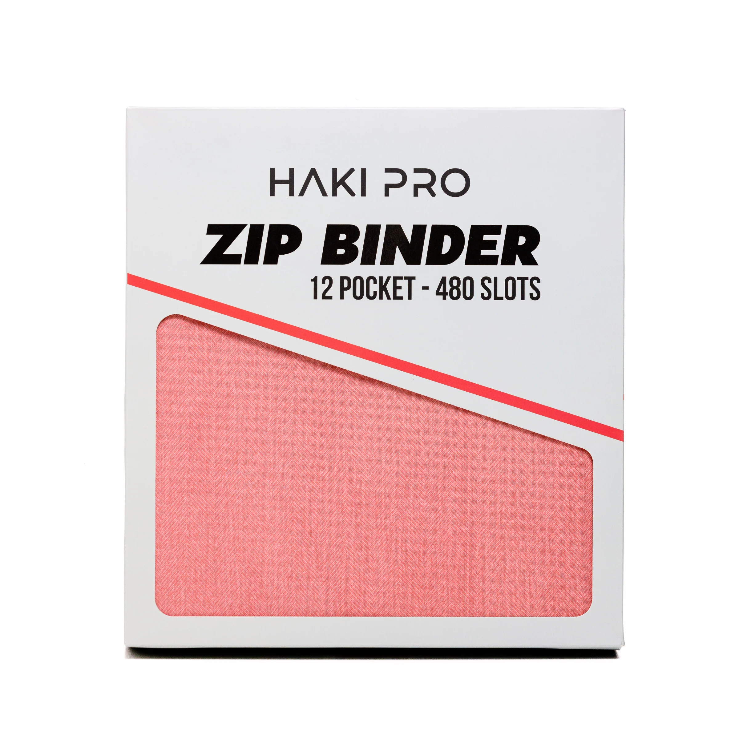 HAKI PRO - Pink 12 Pocket Premium Trading Card Binder - Image 3