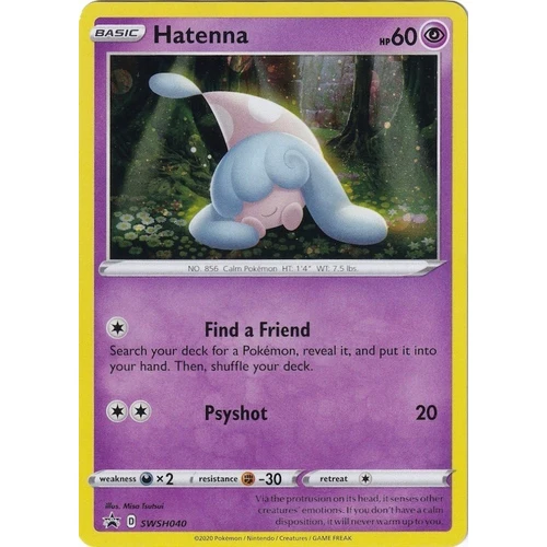 Hatenna - SWSH040 (SWSH040) (SWSH: Sword & Shield Promo Cards)