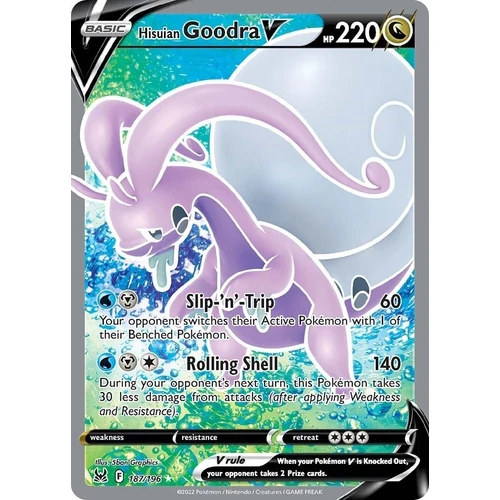 Hisuian Goodra V (Full Art) (187/196) (SWSH11: Lost Origin)