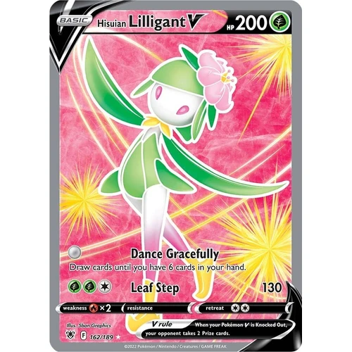 Hisuian Lilligant V (Full Art) (162/189) (SWSH10: Astral Radiance)