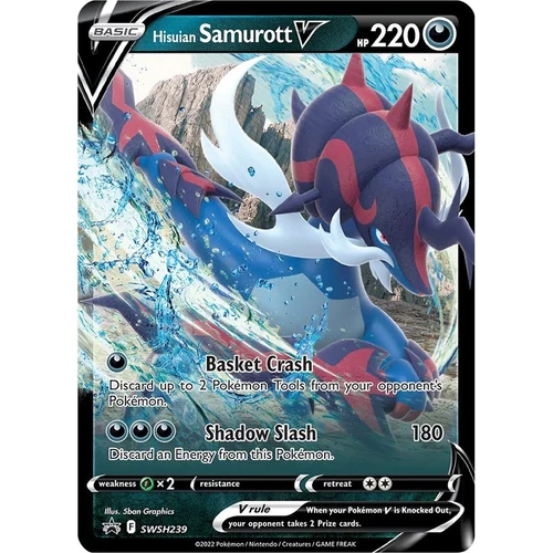 Hisuian Samurott V - SWSH239 (SWSH239) (SWSH: Sword & Shield Promo Cards)
