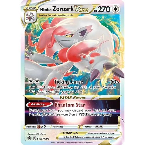 Hisuian Zoroark VSTAR - SWSH298 (SWSH298) (SWSH: Sword & Shield Promo Cards)
