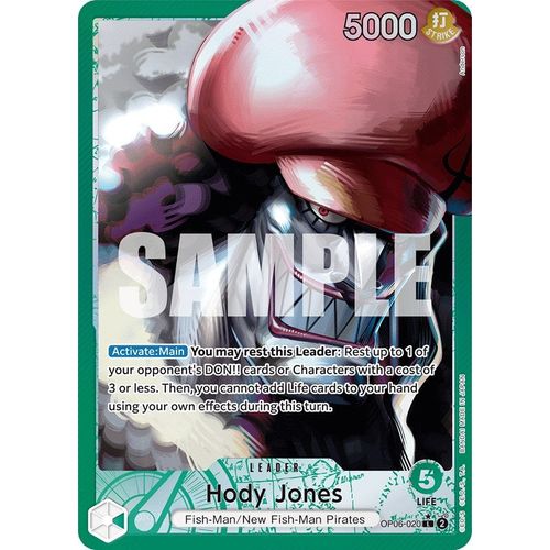 Hody Jones (020) (Alternate Art) (OP06-020) [Wings of the Captain]