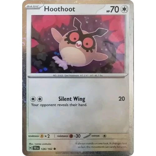 Hoothoot - 126 (Cosmos Holo) (126/162) (SV: Scarlet & Violet Promo Cards)