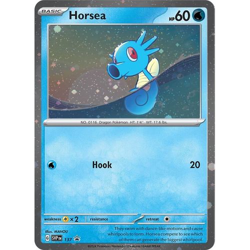 Horsea - 137 (Cosmo Holo) (137) (SV: Scarlet & Violet Promo Cards)