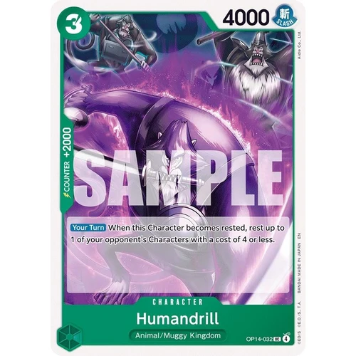 Humandrill (OP14-032) (The Azure Sea's Seven)