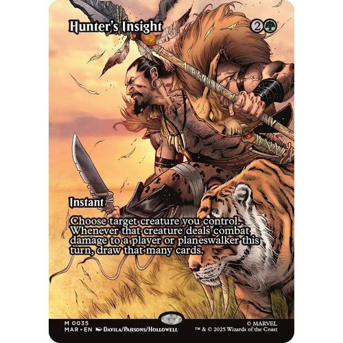 Hunter's Insight (Borderless) (35) (Marvel Eternal-Legal)