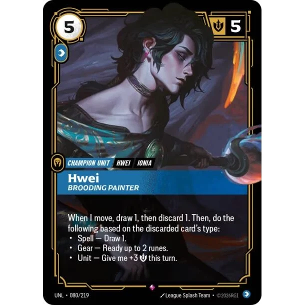 Hwei - Brooding Painter (080/219) (Unleashed)