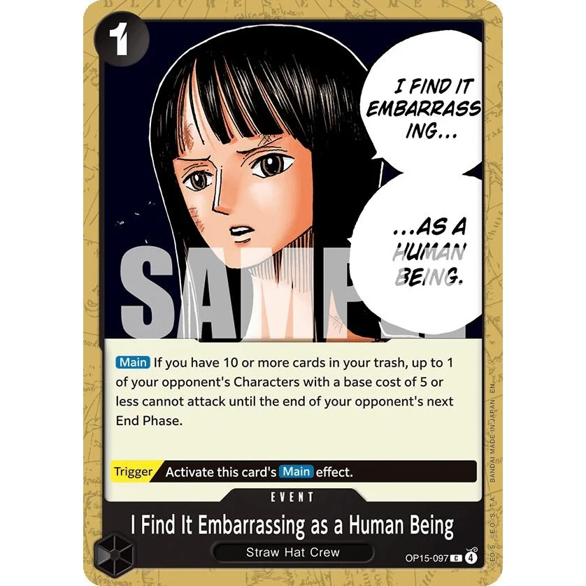 I Find It Embarrassing as a Human Being (OP15-097) (Adventure on Kami's Island)
