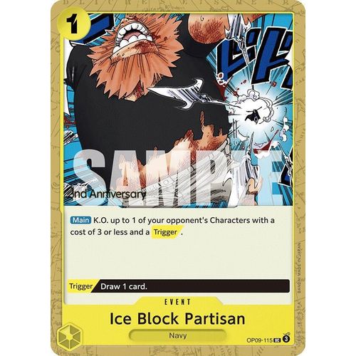 Ice Block Partisan (OP09-115) [Emperors in the New World: 2nd Anniversary Tournament Cards]