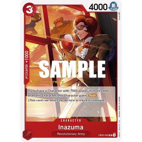 Inazuma (OP05-003) [Awakening of the New Era: 1st Anniversary Tournament Cards]