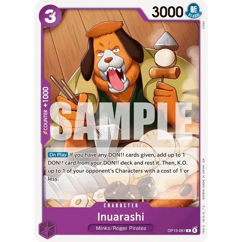 Inuarashi (OP13-061) (Carrying On His Will)