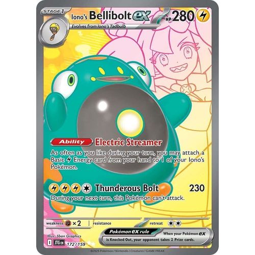 Iono's Bellibolt ex (172/159) (SV09: Journey Together)