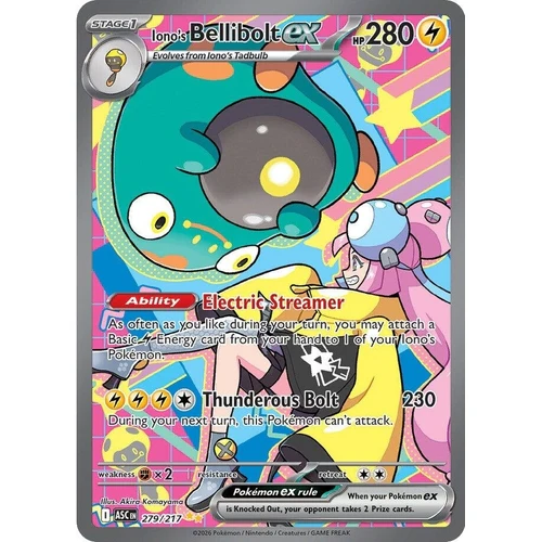 Iono's Bellibolt ex (279/217) (ME: Ascended Heroes)