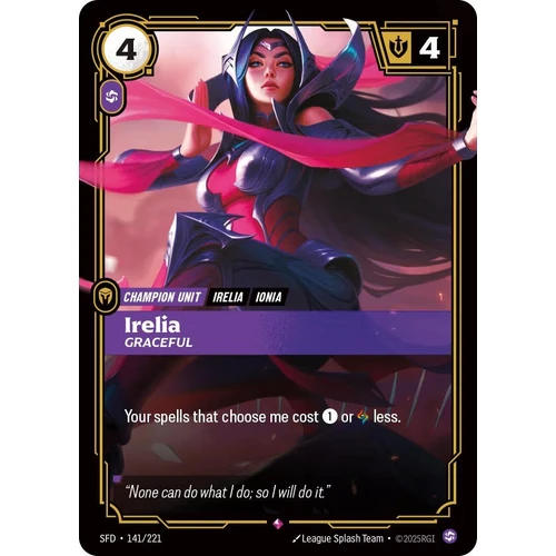 Irelia - Graceful (141/221) (Spiritforged)