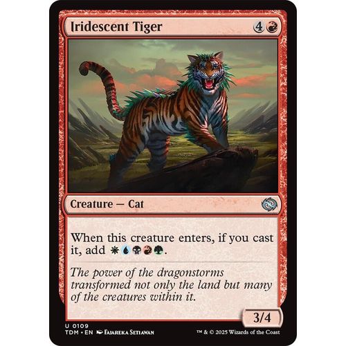 Iridescent Tiger (109) (Tarkir: Dragonstorm)