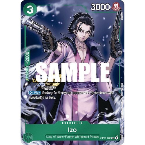 Izo (CS 2023 Celebration Pack) (OP01-033) [One Piece Promotion Cards]