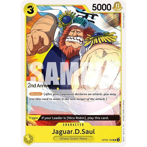 Jaguar.D.Saul (OP09-109) [Emperors in the New World: 2nd Anniversary Tournament Cards]