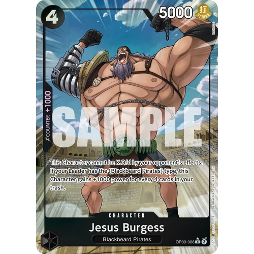 Jesus Burgess (Alternate Art) (OP09-086) (Premium Booster -The Best- Vol. 2) (PRB-02)